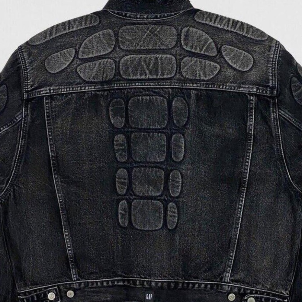 Yezzy Gap Balenciga Padded Denim Jacket NEW - Picture 3 of 4